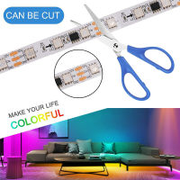 Dreamcolor ไฟ Led Strip 5M พร้อมรีโมทคอนลแบบสัมผัสอาร์เอฟ Ws2811ic แอดเดรสไฟ Led Strip พร้อมเอฟเฟกต์การไล่สำหรับห้อง