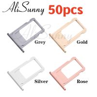 AliSunny 50ชิ้นซิมการ์ดที่ใส่ถาดสำหรับ 6วินาที7บวก6SP 7จุด X XS ซิมการ์ดอะแดปเตอร์อะไหล่