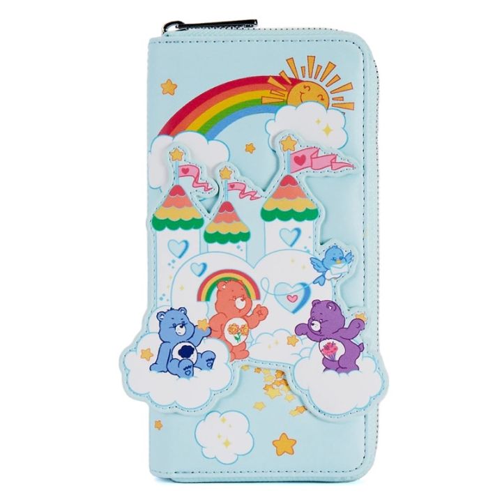 สินค้าใหม่-กระเป๋าสตางค์-แคร์แบร์-รุ่นครบรอบ-40ปี-care-bears-สินค้านำเข้าจากอเมริกา-แบรนด์เนม-งานสวย