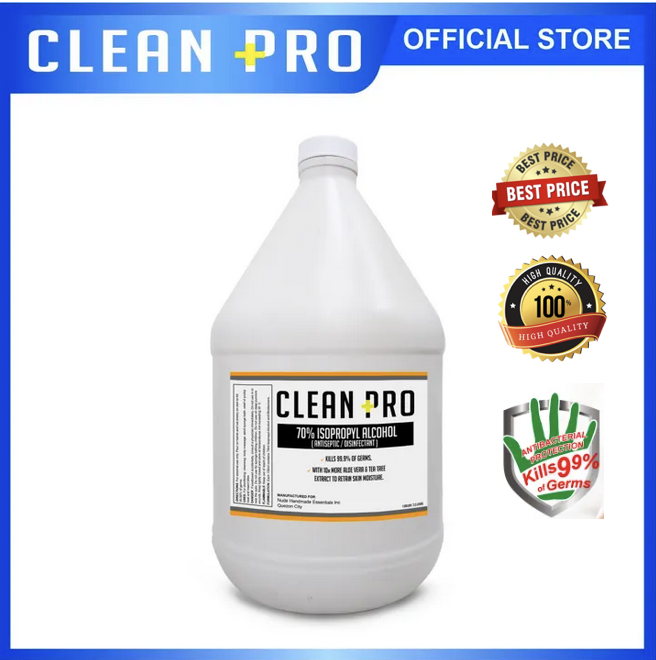 Best Price Clean Pro Isopropyl Alcohol Jr Gallon 2 Liters Lazada Ph
