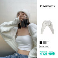 Xiaozhainv เสื้อสเวตเตอร์ถักแขนยาว,เสื้อกันหนาวสไตล์เกาหลี