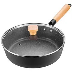  PRANZOELITE Non Stick Pans Skillet 8 inch, Cooking with Less  Oil Health Care, Easy Clean Frying Pan for a better life, Oven Safe,  Multistove Multipurpose, Cool Comfort Handle, PFOA PFOS Toxic