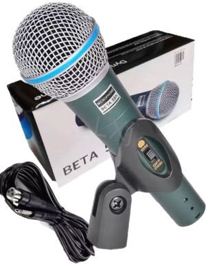 🚚✔(ส่งไวร้านแนะนำ)BETA-58Aไมค์โครโฟนสาย ไมโครโฟนพร้อมสาย ไมโครโฟนพร้อมสาย 4.5 เมตร PROFESSIONAL Vocal Microphone
