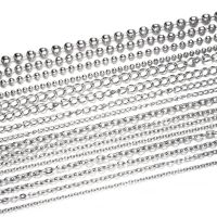 5m/lot Multiple Styles Stainless Steel Extension Chain Ball Chain For DIY Bracelet Necklaces Jewelry Making Findings Accessories