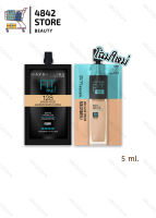 Maybelline Fit Me Matte &amp; Poreless Foundation 5 ml (1 ซอง) รองพื้นเนื้อแมท เมย์เบลลีน ฟิต มี แมท แอนด์ พอร์เลส ฟาวเดชั่น