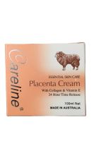 ครีมรกแกะ Careline Placenta Cream with Collagen &amp; Vitamin E ฝาส้ม 100 มล 1 กล่อง