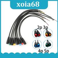 xoia68 Shop M8 2 3 4 5 6 Pin Electric Bicycle Joint Plug DC female male Connector Wiring Scooter Brake Cable Signal Sensor waterproof