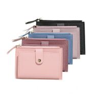 2022 Hasp Money Wallets for Women Luxury Designer Wallet Fashion Coin Money Card Holdeer Purses Solid Cute Small PU Girl Clutch Wallets