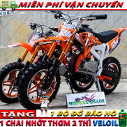 Xe cào cào mini 50cc bánh to Châu Âu moto cao cao mini dong co chay xang