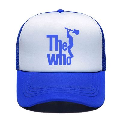 2023 New Fashion  Vintage Band Mod Music With Guitar Printed Baseball Cap Parentchild Hats Mesh Visor Sun Hat，Contact the seller for personalized customization of the logo
