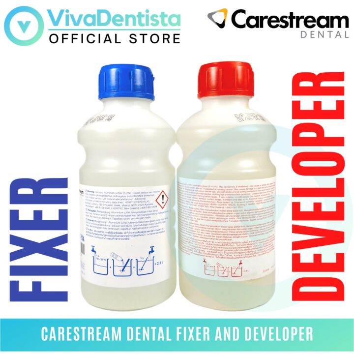 CARESTREAM Dental XRay Film Solution Fixer Developer Xray VivaDentista