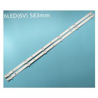 【】 libin11 2 Pcs ใหม่6LED 583มม.6V LED Backlight สำหรับ TX-32ER250ZZ 4708-K32WDC-A2113N01 A1113N01 K320WDC2B K320WDC1 A2 K320WDC1176021