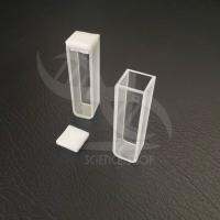 Quartz Cuvette 10mm, USA (คิวเวต ควอตซ์ 10 มม. ปริมาตร 3.5 mLพร้อมฝาปิด)