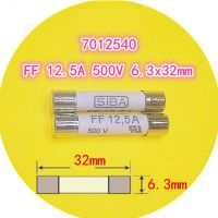 10 pieces / lot New 6.3x32 mm 7012540 FF 12.5A AC 500V Ceramic fuse