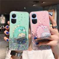 เคสโทรศัพท์สำหรับ Oppo Reno 10 5G เคสลายการ์ตูนรูปแบบน่ารัก OPPO Reno 10/10 Pro/ 10 Pro + การออกแบบไดโนเสาร์ตัวยึดแบบนิ่มฝาหลัง RENO 10Pro Plus