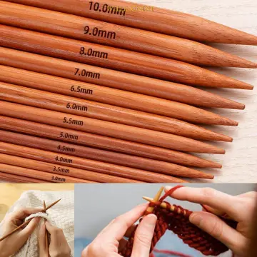 Circular Knitting Needles DIY Double Cusp Crochet Hooks Bamboo
