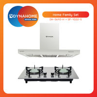 DYNAHOME ชุดเซ็ทเครื่องดูดควันและเตาแก๊ส  DYNAHOME SET  DH-0690-H +DF-1022-S รับประกับสินค้านาน 5 ปี