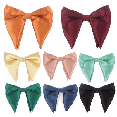 Fashion Bow Tie For Men Women Classic Big Bowtie For Party Wedding Bowknot Adult Mens Bowties Cravats Red Yellow Tie