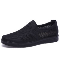 Merkmak Fashion Summer Shoes Men Casual Mesh Shoes Large Sizes 38-48 Lightweight Breathable Slip-On Flats  New Men Sneakers