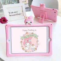 Sanrio Cinnamoroll เคสสำหรับไอแพด7th 8th 10th 11 Mini4ซิลิโคน9.7แอร์5 2021แบบนิ่ม Pro 2 3 10.9 1 10.2 2018