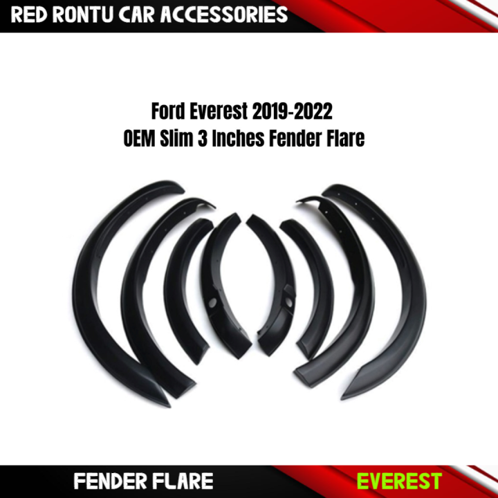 Ford Everest 2019-2022 OEM Slim Fender Flares | Lazada PH