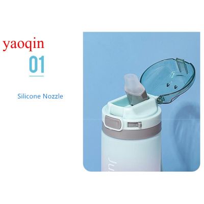 Yaoqin Botol Minum Portable 600ml Bahan Plastik Bpa Free Dengan Sedotan Untuk Olahraga Outdoor