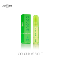 MILTON LLOYD Colour Me Homme Volt 50ml. น้ำหอมผู้ชาย สไตล์ aqua และ woody ที่ผสมกันอย่างลงตัวให้ความรู้สึกหอมสดชื่น ที่แผงไปด้วยความขี้เล่น น่าค้นหา