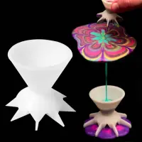 Pouring Split Cup for Acrylic Paint Pouring DIY Making Pour Cup Funnel Painting Supplies Tools for Children Birthday Gifts