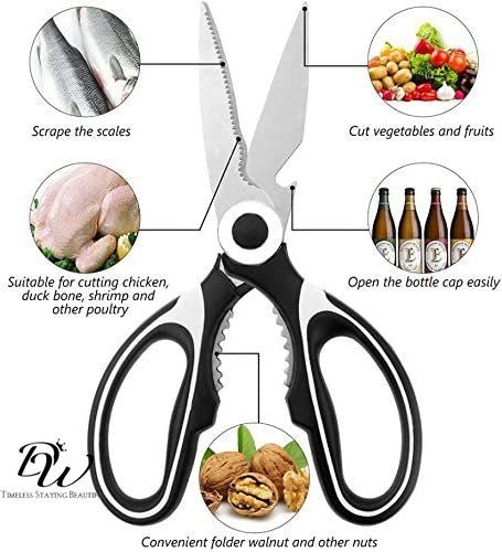 Professional Poultry Shears - Ultra Sharp and Heavy Duty Kitchen Scissors