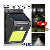 Solar motion sensor light 48led COBไฟติดผนังโซล่าเซลล์พลังงานแสงอาทิตย์