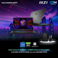 NOTEBOOK (โน้ตบุ๊ค) MSI PULSE 15 B13VFK-262TH ( Titanium Gray ) BY COMCOM