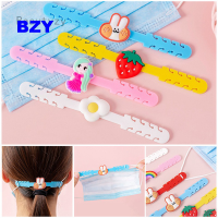 BZY 5ชิ้นที่ปิดหูลื่นปรับตะขอสำหรับเกี่ยวหัวเข็มขัดสายคล้องคอ5ชิ้น