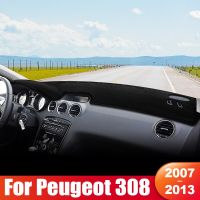 For Peugeot 308 308SW T7 308GTI 2007 2008 2009 2010 2011 2012 2013 Car Dashboard Sun Shade Cover Non-Slip Mat Pad Accessories