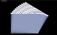 ✹❂♧ 11 hole A4 100pcs drilling data bag document bag protection transparent plastic inserts container leaf folder punched pocket