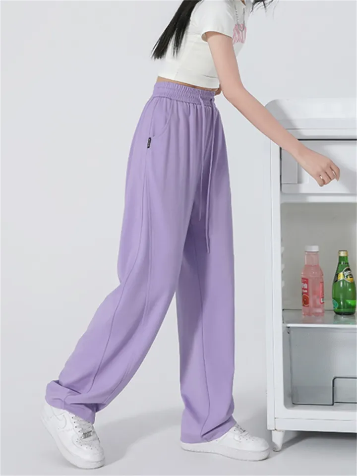 Yitimuceng White Suits Pants Women 2023 New High Waisted Korean Fashion  Casual Wide Leg Pants Office Ladies Y2k Straight Pants
