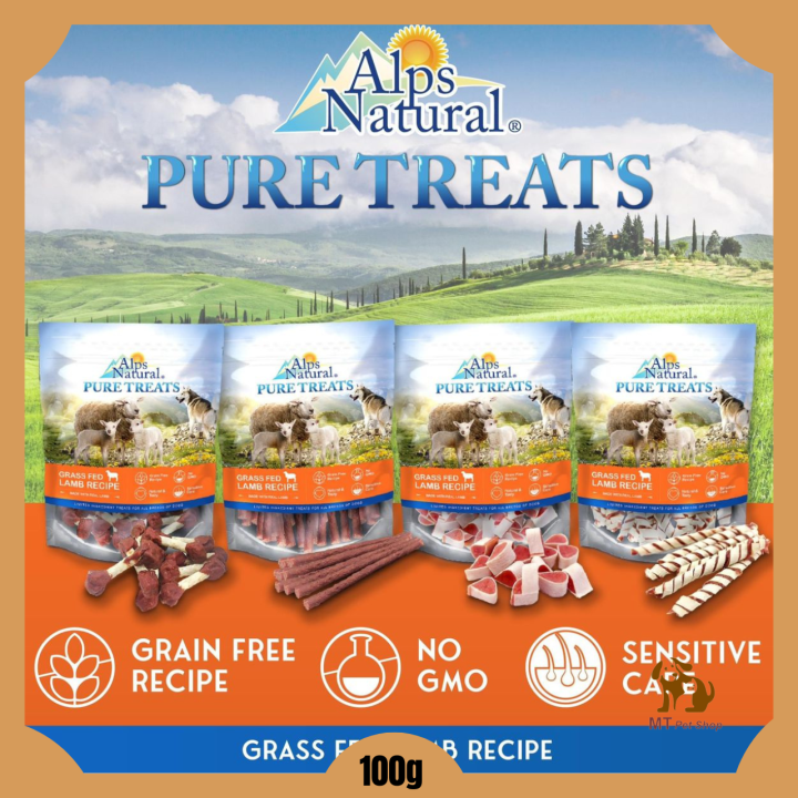 Alps Natural Pure Dog Snacks Dog Treats (Lamb / Salmon / Chicken / Cod