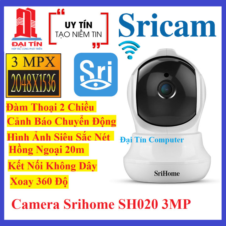 Camera WiFi không dây Srihome SH020: Với sự tiện lợi của camera WiFi không dây Srihome SH020, bạn có thể hoàn toàn yên tâm và thuận tiện trong việc giám sát nhà cửa hay công ty của mình. Hình ảnh sắc nét và độ phân giải cao cùng với tính năng kết nối không dây, Srihome SH020 sẽ là một lựa chọn tối ưu cho việc bảo vệ an ninh.