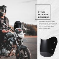 5-7 Inch Motorcycle Headlight Windshield Wind Deflector Windscreen Universal for