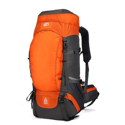 ：“{—— 65L Camping Backpack Large Capacity Outdoor Climbing Bag Waterproof Mountaineering Hiking Trekking Sport Bags