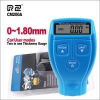 RZ Thickness Gauges Paint Coating Thickness Gauge Digital Car Thickness Gauge Tester GM200A With Backlight Film Thickness Gauge