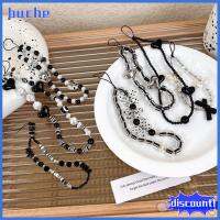 BUCHE 3Pcs โบว์ผีเสื้อ3D ห่วงโซ่โทรศัพท์ ลูกปัดอะคริลิค รักหัวใจ ที่ห้อยโทรศัพท์มือถือ ของใหม่ เครื่องประดับแฟชั่นอเนกประสงค์ กำไลข้อมือโทรศัพท์