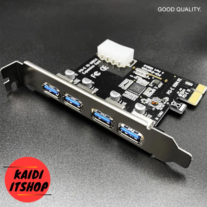 USB 3.0 4 ช่อง PCIE PCI Express 19pin 4 Port Super Speed สำหรับต่อ