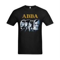 Hot sale ABBA Rock Band Heavy Metal graphic Mens 100% Cotton Round Neck Short Sleeve T-Shirt  Adult clothes