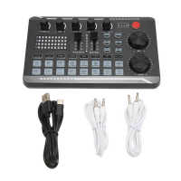 Professional Sound Mixer เอฟเฟกต์เสียงหลายแบบเปลี่ยนเสียงการ์ดเสียงสดสำหรับการบันทึกพอดคาสต์สตรีมมิ่ง Home K