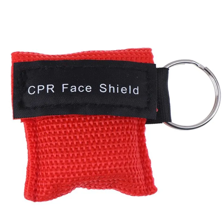 【FAR】1Pc Pocket CPR Resuscitator Emergency Face Shield Mask First Aid