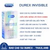 Mua 1 tặng 1 bao cao su durex invisible extra thin cực siêu mỏng + bao cao - ảnh sản phẩm 2