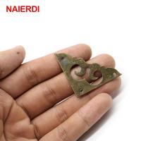 ✇❄ 10PCS NAIERDI Antique Frame Accessories Notebook Menu Decorative Protector Jewelry Box Book Scrapbook Bronze Corner Bracket