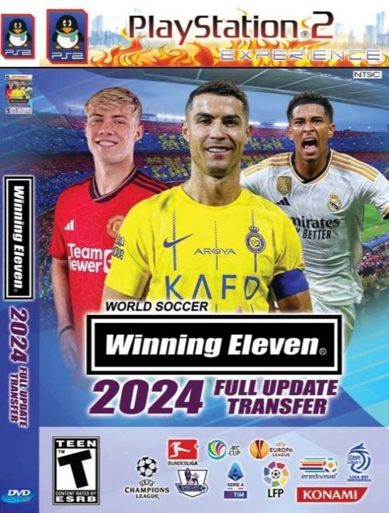 Kaset CD DVD Game PS2 Winning Eleven 2024 Update Transfer Summer 2024