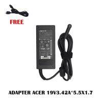 PRO+++ โปรโมชั่น ADAPTER ACER 19V3.42A*5.5X1.7 / สายชาร์จโน๊ตบุ๊ค เอเซอร์ + แถมสายไฟ มีบริการจัดส่ง อะ แด ป เตอร์ อะแดปเตอร์ รถยนต์