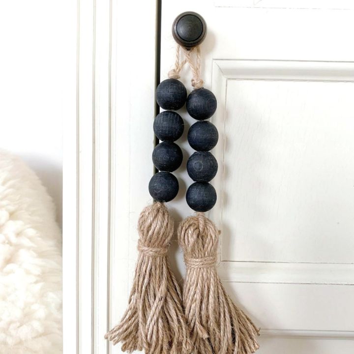 closet-art-craft-farmhouse-rustic-wood-bead-garland-home-decor-hanging-drawer-knob-gift-pendant-door-handle-with-tassels